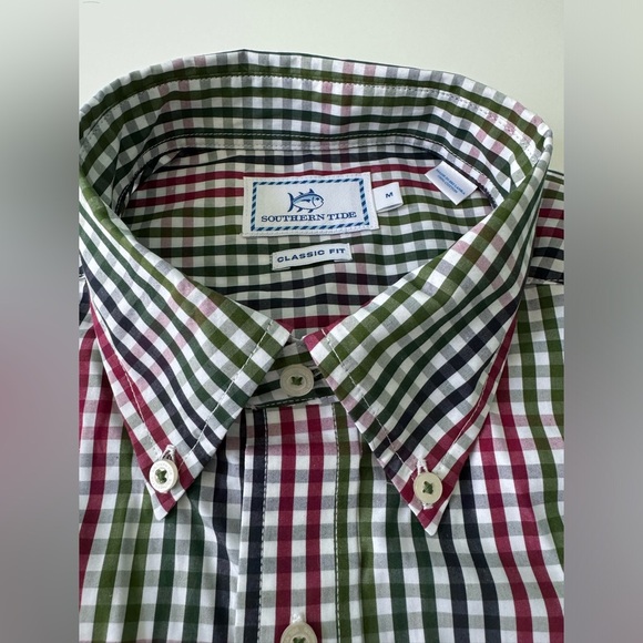 SOUTHERN TIDE classic fit button down shirt Size M - Picture 2 of 9